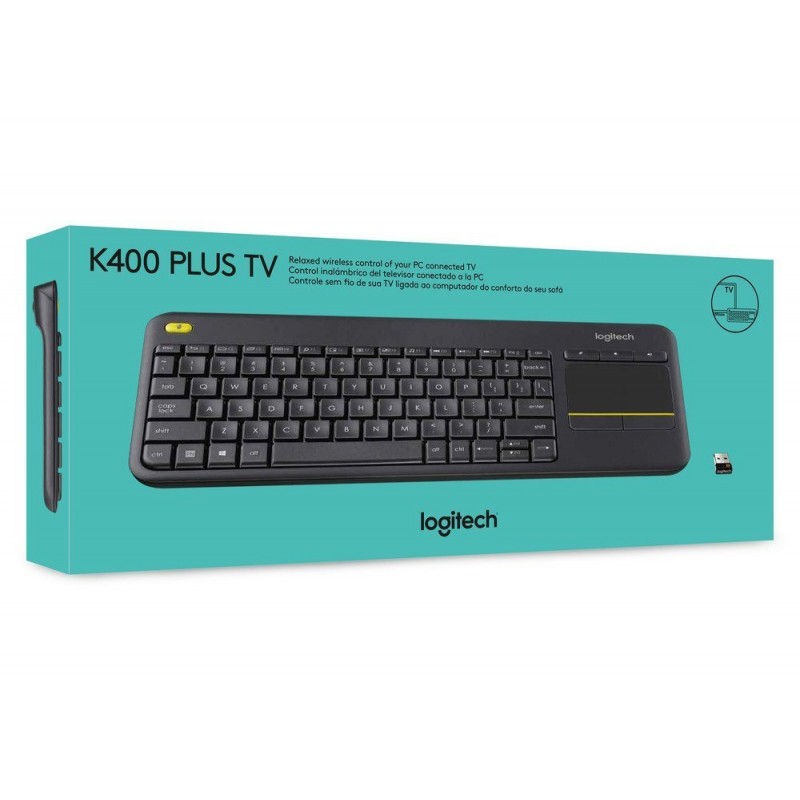 Teclado Wireless Logitech K Plus Negro