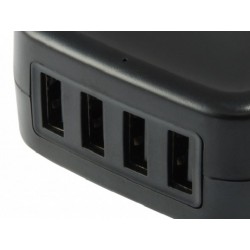Cargador USB Conceptronic Althea de 4 Puertos