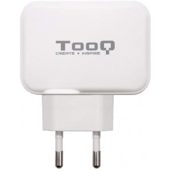 Cargador USB/USBC Tooq TQWC-2SC02WT