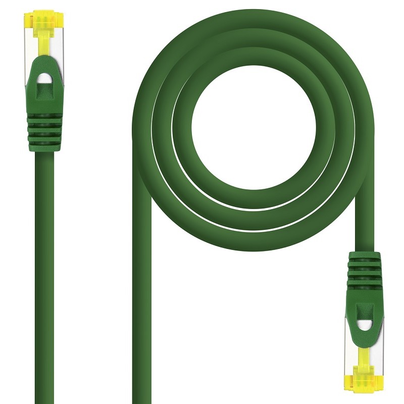 Latiguillo de Red Cat.6a SFTP AWG26 1m Nanocable Verde