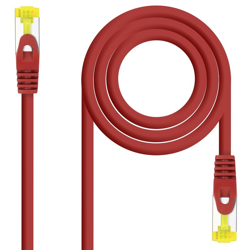 Latiguillo de Red Cat.6a SFTP AWG26 1m Nanocable Rojo