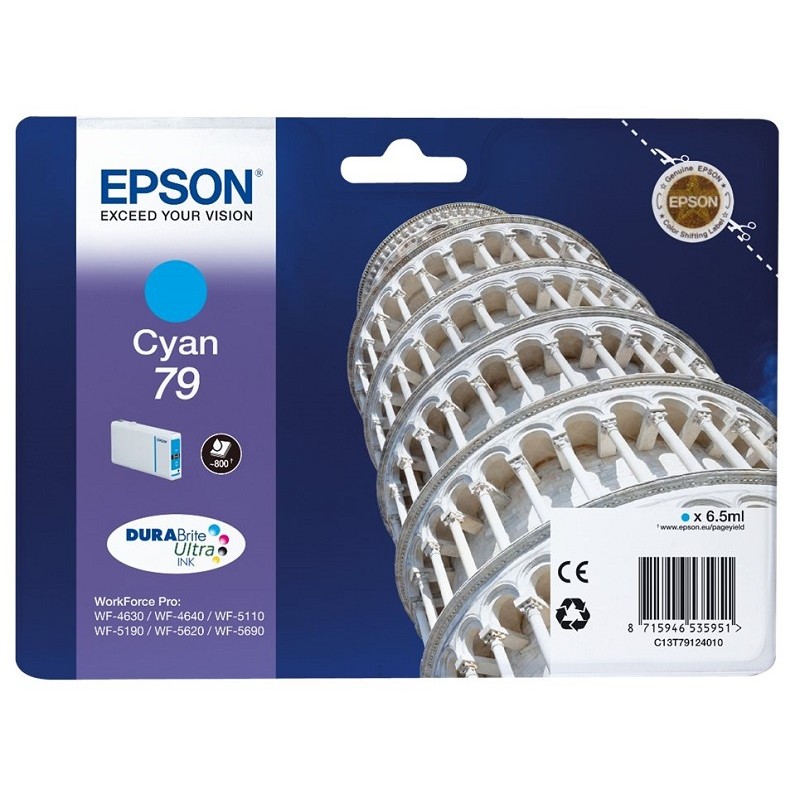 Tinta Epson 79 Cian T7912