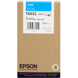 Tinta EPSON Cian 220ml T6032