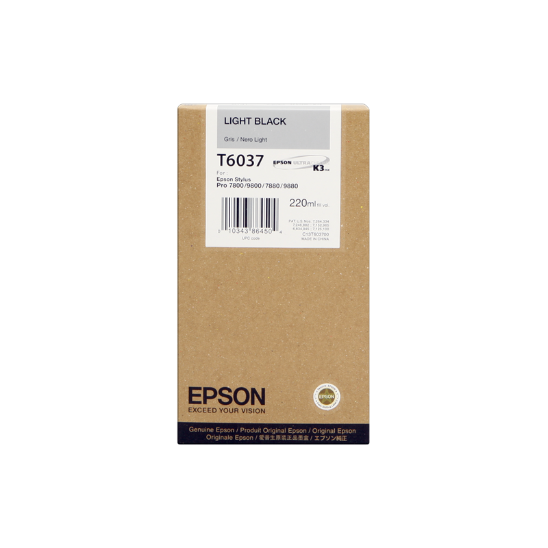 Tinta Epson T6037 Gris