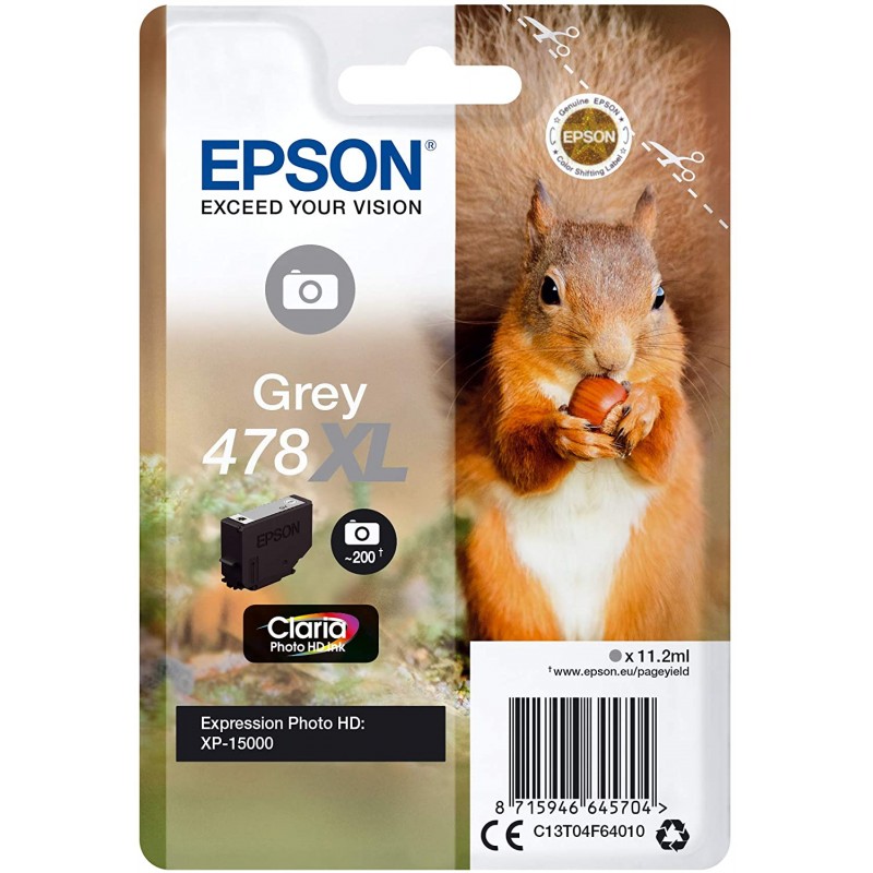 Tinta Epson 478XL Gris