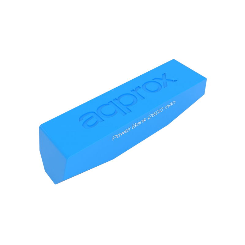 Batería Powerbank 2600 mAh Approx Pocket Universal Azul
