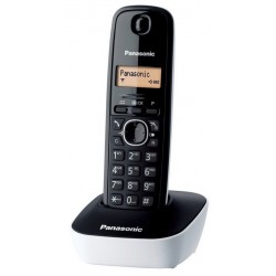 Teléfono Inalámbrico Panasonic KX-TG1611SPW Negro/Blanco