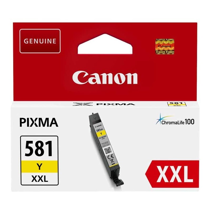Tinta Canon 581XXL Amarillo CLI-581XXLY