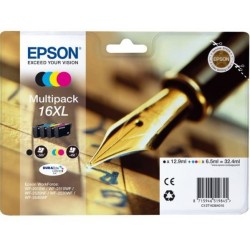Tinta Epson 16XL Pack de los 4 Colores T1636 RF