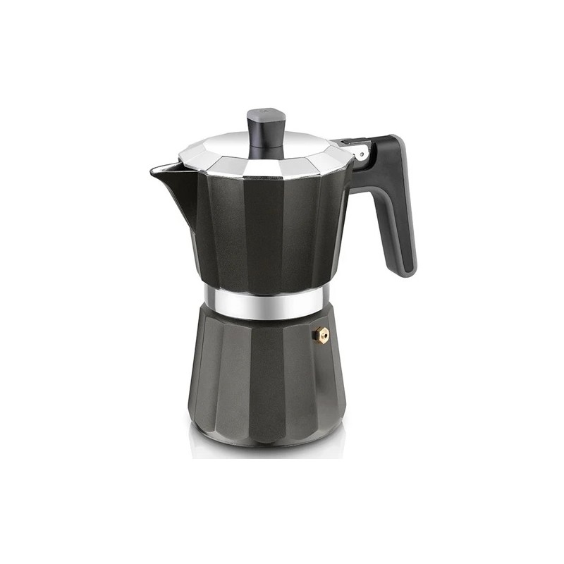 Cafetera de 6 Tazas Bra Perfecta Black Inducción