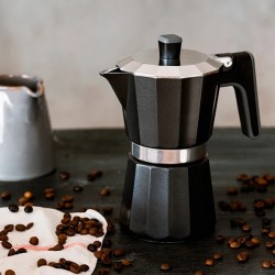 Cafetera de 6 Tazas Bra Perfecta Black Inducción