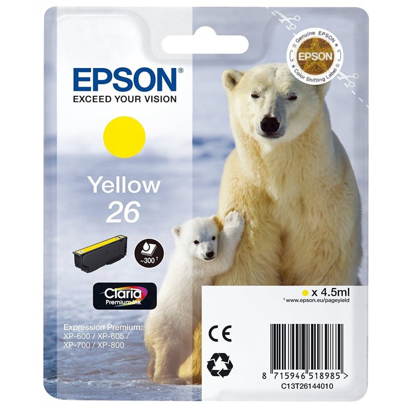 Tinta Epson 26 Amarillo T2614 RF