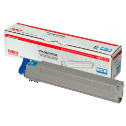 Toner Oki C9655 Series Cyan...