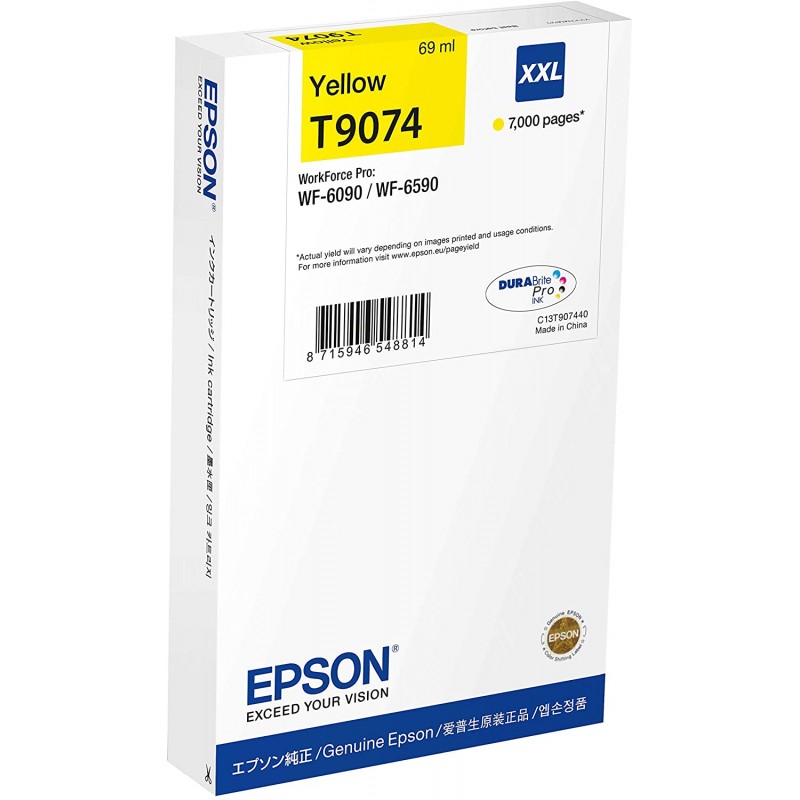 Tinta Epson T9074 Amarillo