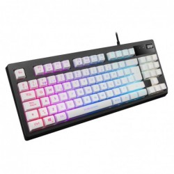 Teclado Mars Gaming MKAX RGB Blanco