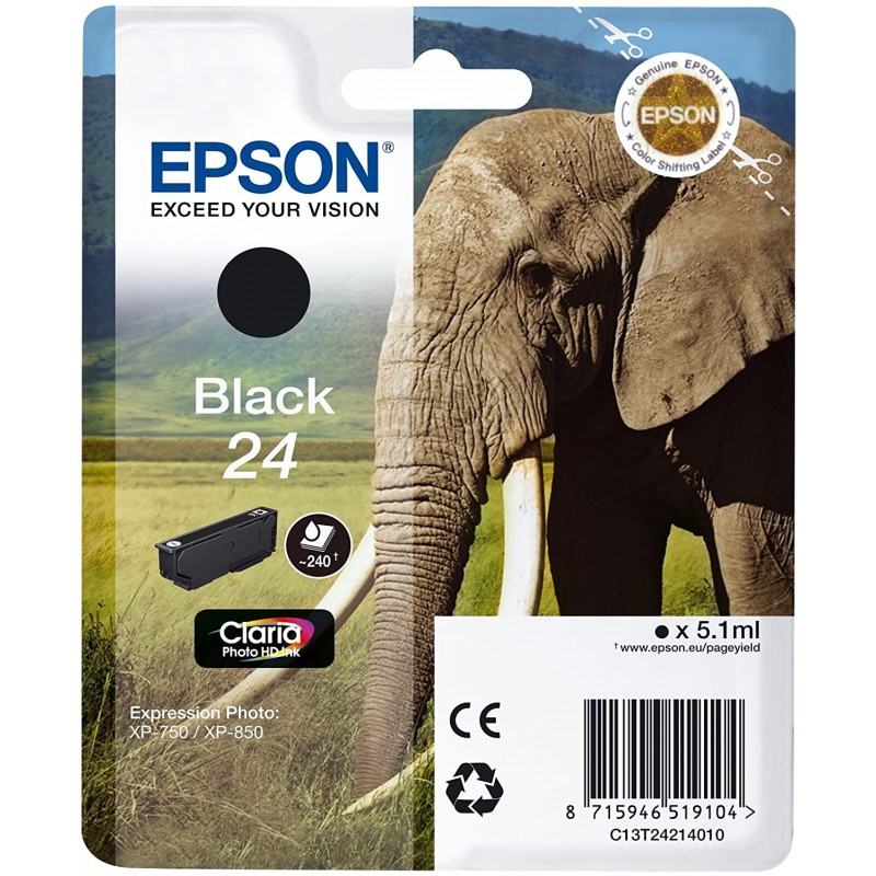 Tinta Epson 24 Negro T2421