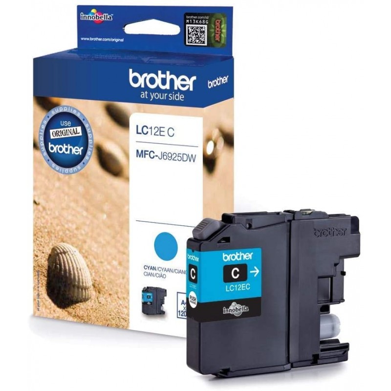 Tinta Brother LC12E C Cian