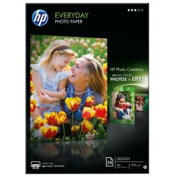 Papel Fotográfico A4 HP Everyday Glossy 25 Unidades