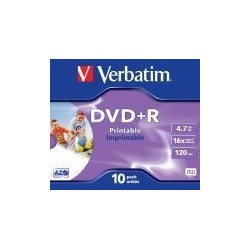 VERBATIM DVD+R 4.7GB CAJA...