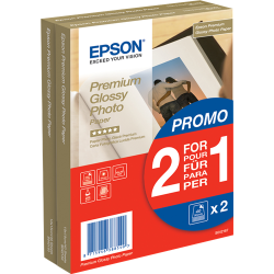 Papel Fotográfico 10x15 Epson Glossy 40 Unidades Pack de 2