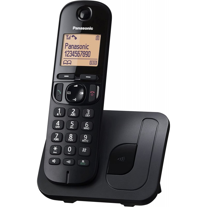 Teléfono Inalámbrico Panasonic KX-TGC210 Negro