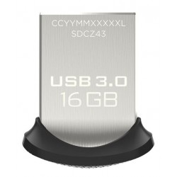 Pendrive de 16GB 3.0 Sandisk Ultra Fit