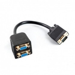 Splitter vga macho a 2 vga...