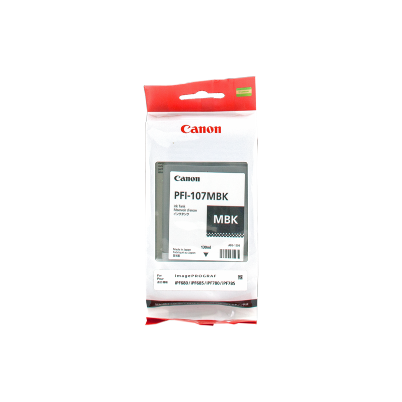 Tinta Canon 107 Negro Mate PFI-107MBK