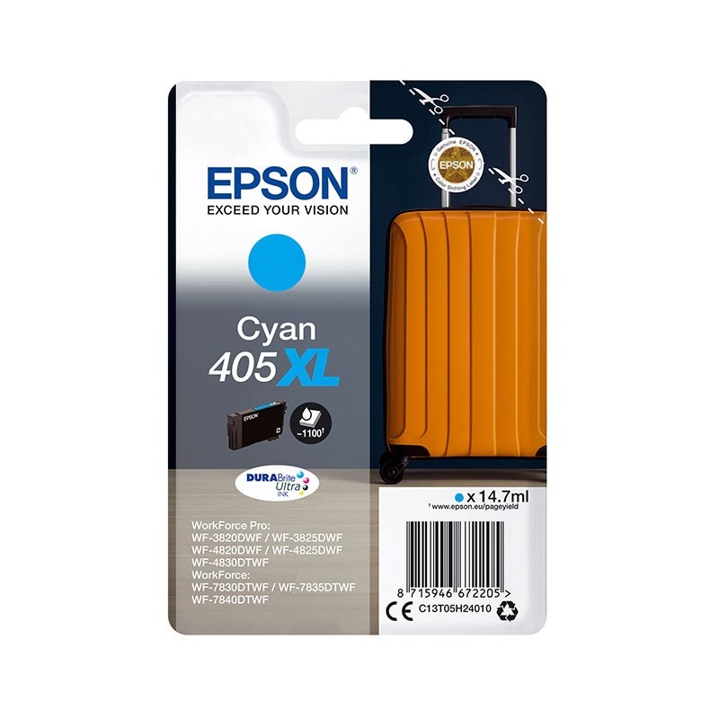 Tinta Epson 405XL Cian T05H2