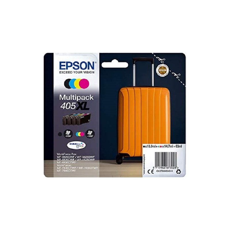 Tinta Epson 405XL Pack de los 4 Colores T05H6