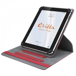 Funda para Tablet de 10" E-Vitta Rotate 360 Roja