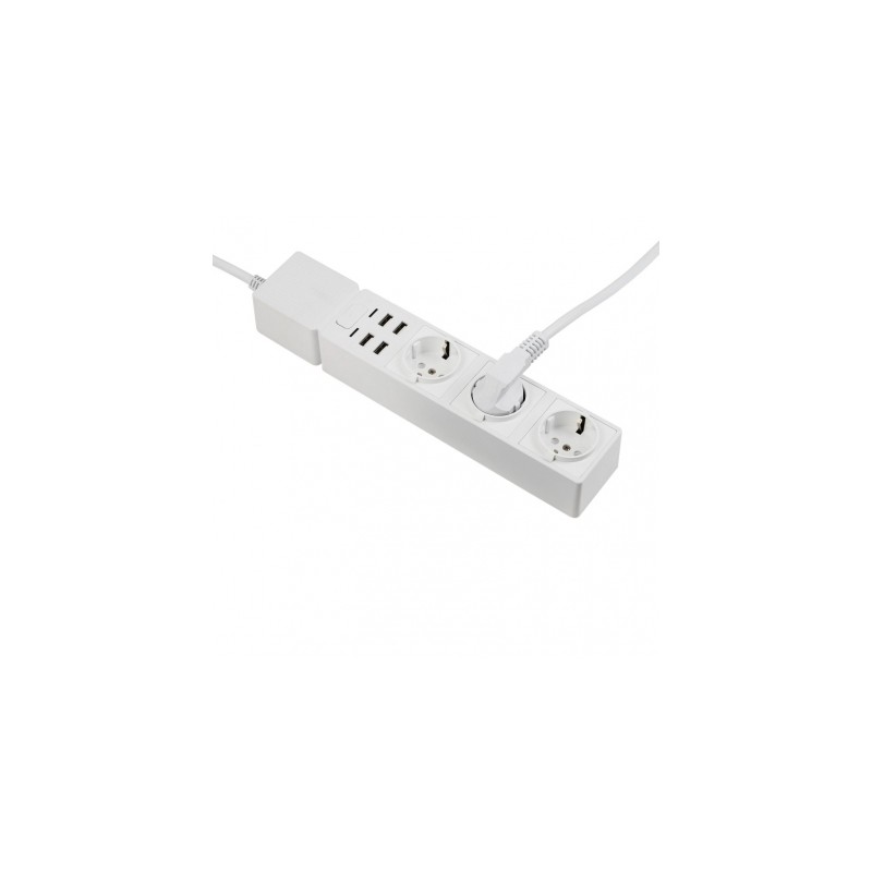 Edimax Regleta inteligente WiFi 3 Tomas + 4 USB