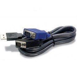 CABLE USB A M A 2 VGA M...