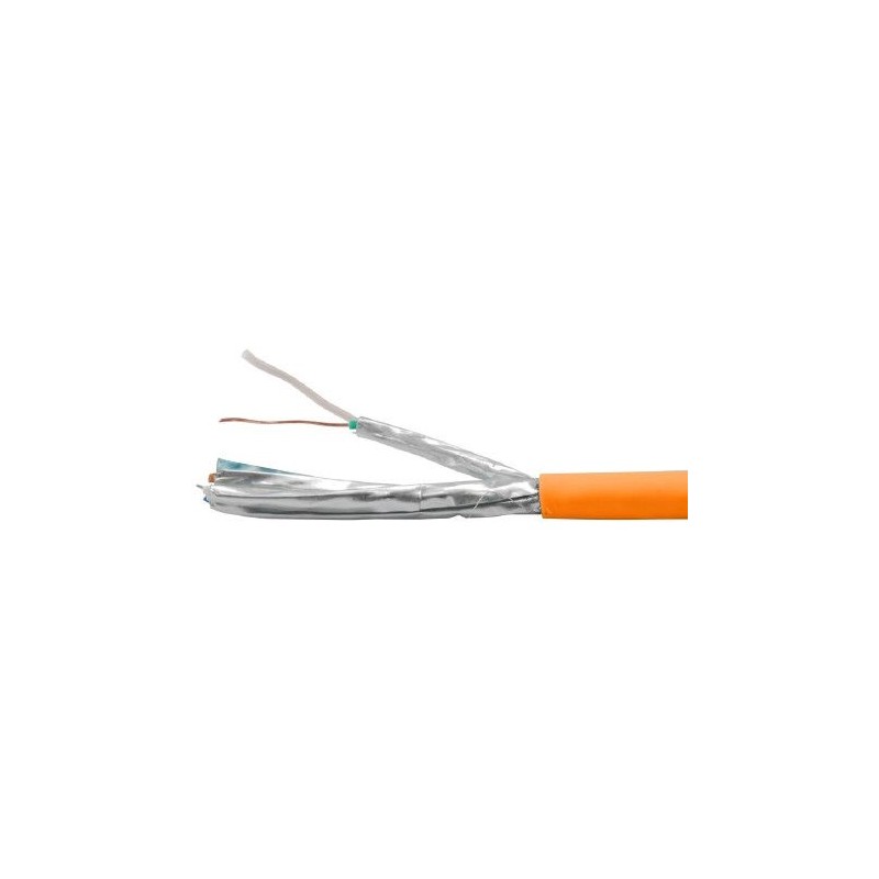 Cable de Red Cat.7 S/FTP 100m Equip Naranja