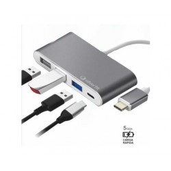 Hub USB-C 4 en 1 SilverHt...