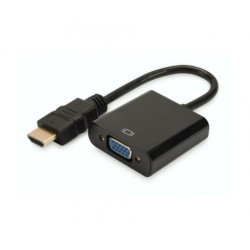Digitus HDMI/VGA/3.5mm Negro