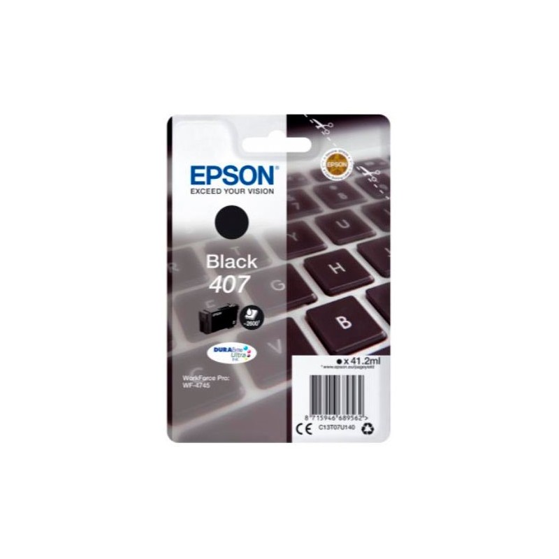 Tinta Epson 407 Negro C13T07U140