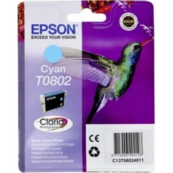 Tinta Epson T0802 Cian