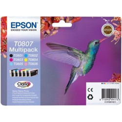 Tinta Epson T0807 Pack de...