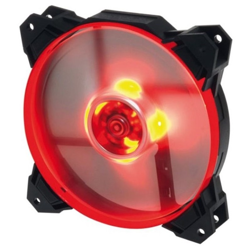 Ventilador Coolbox DeepWind 120mm Led Rojo