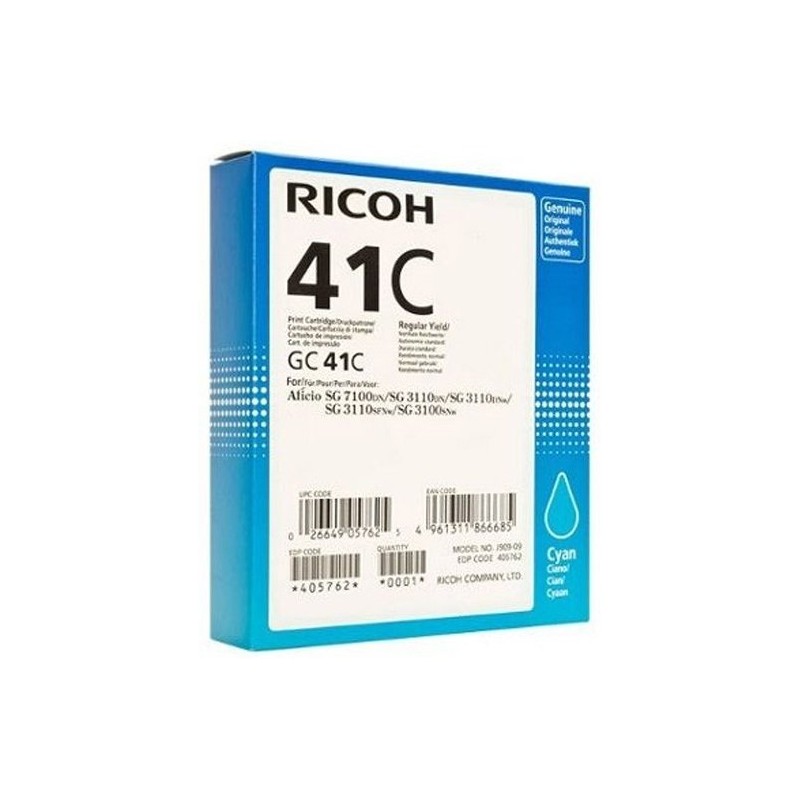 Tinta Ricoh 41C Cian 405762