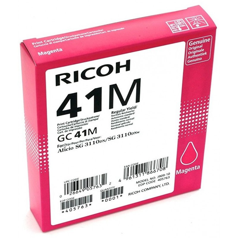 Tinta Ricoh 41M Magenta 405763