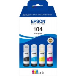 Tinta Epson 104 Pack de los 4 Colores T00P640