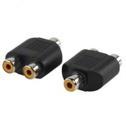 Adaptador RCA T 3 hembras