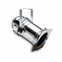 Foco PAR 64 color cromado...