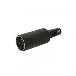 Conector Din hembra aereo 6...