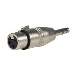 Adaptador XLR 3P hembra a...