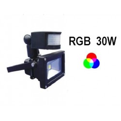 Foco Led Auto-RGB30W Sensor...