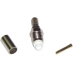 Conector FME hembra crimp...