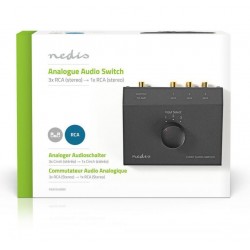 Caja conmutacion audio RCA...